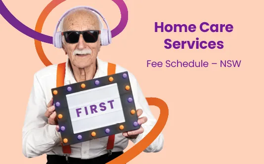 Home care services fee schedule